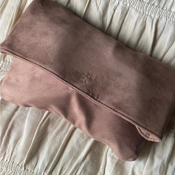 Dusty Rose suede purse/clutch - Picture 6 of 6
